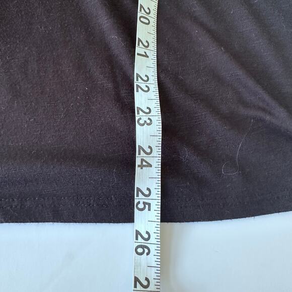 Torrid Knit Crewneck Embroidered Yoke Flutter Sleeve Tee size 0 - Picture 6 of 7